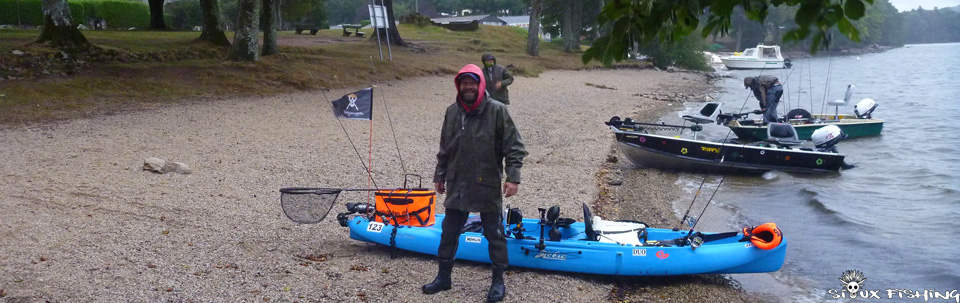 Pêche en kayak Open AMC les Settons