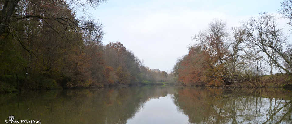 La rivière Seille en automne