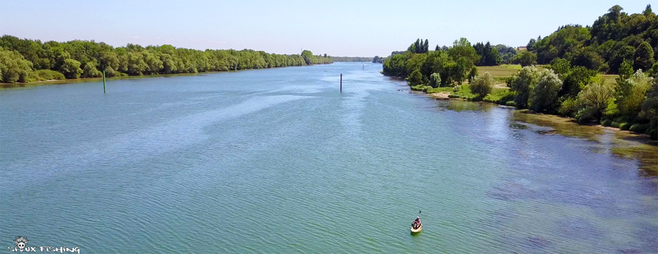 La Saône, une rivière bien droite et bien propre