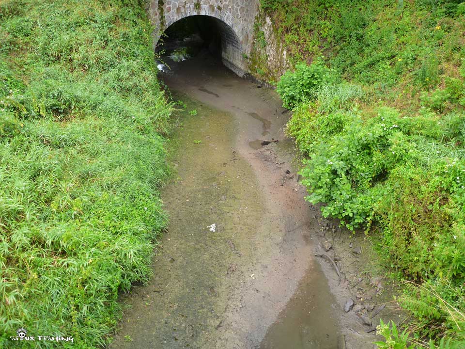 Petit ruisseau assèché