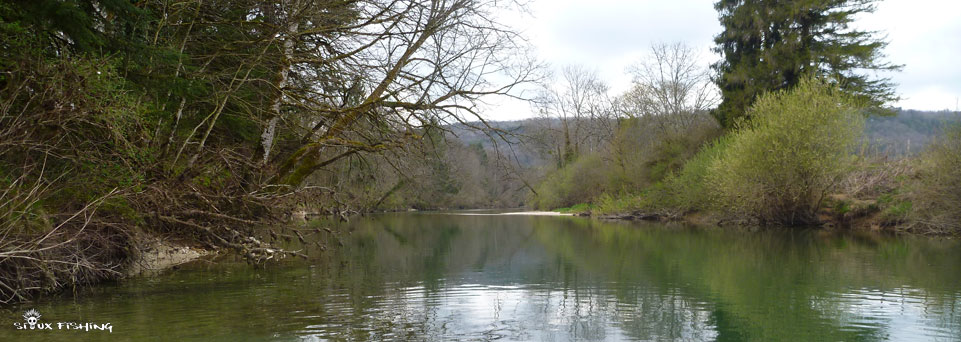 Rivière d'Ain dans le Jura