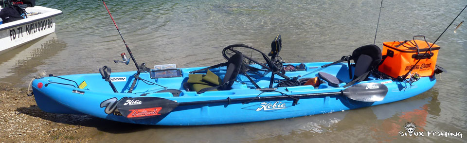 Pêche en kayak à Saint Amédée