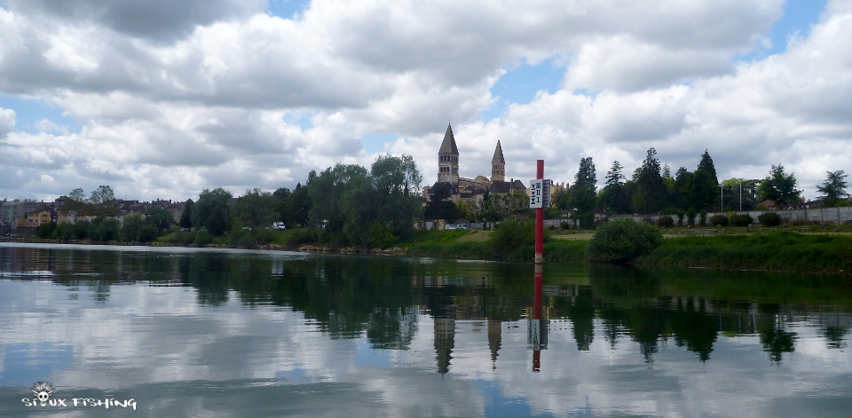 La Saône à Tournus