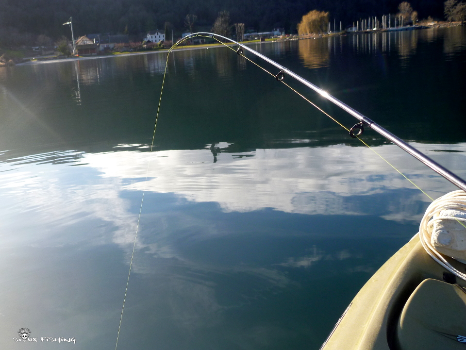 Pêche du lavaret au Lac du Bourget