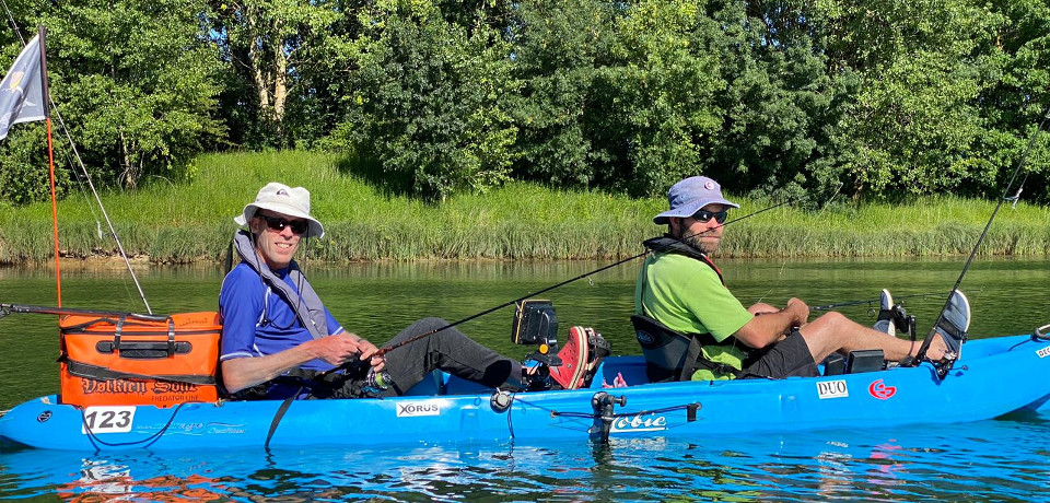 Pêche en kayak en Saône