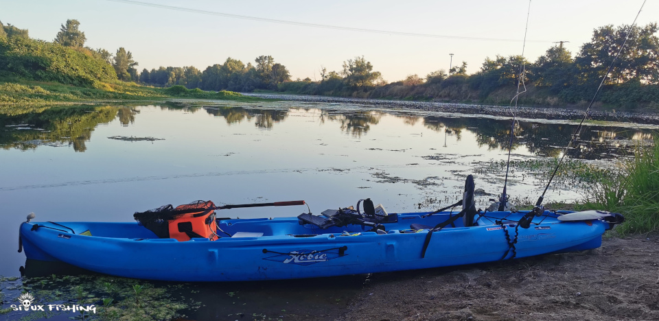 pêche en kayak sur la Loire