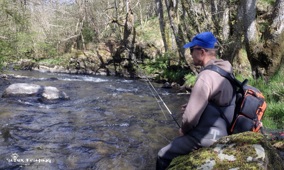 La Dordogne sur le No-Kill de Saint Sauves d'Auvergnes